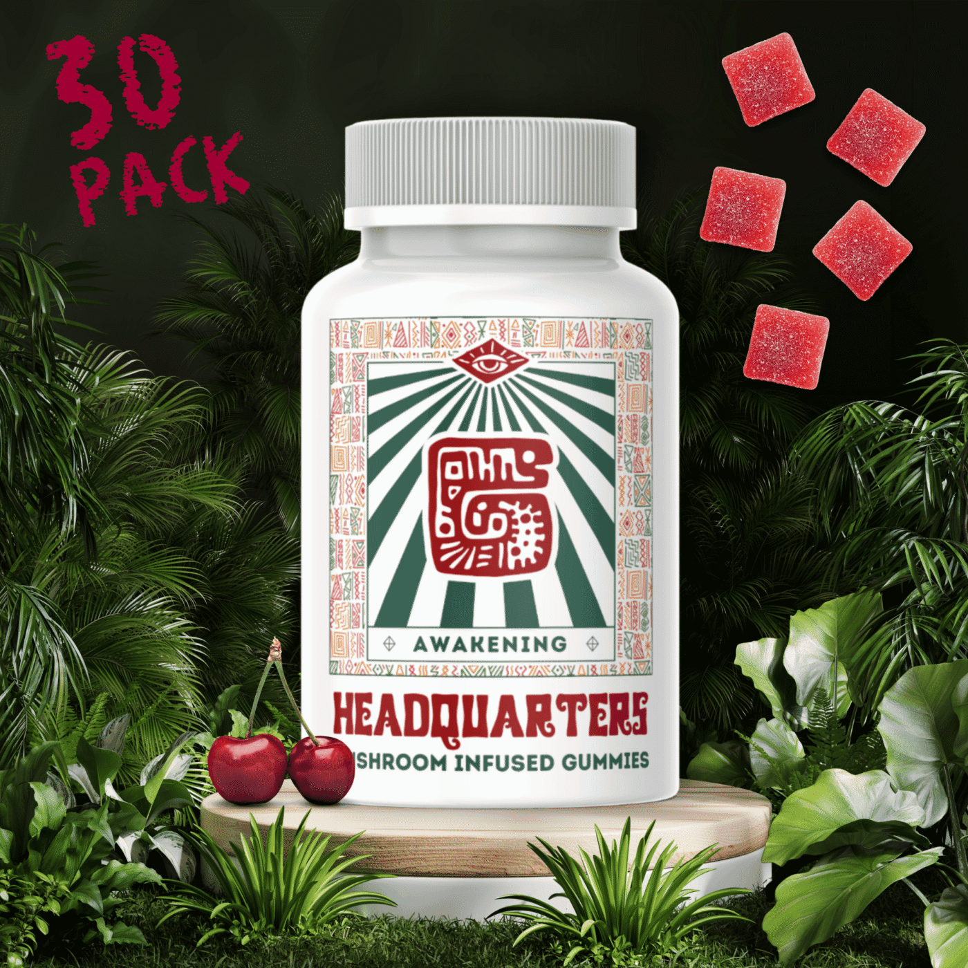 Awakening Magic Mushroom Infused Gummies 30 Pack